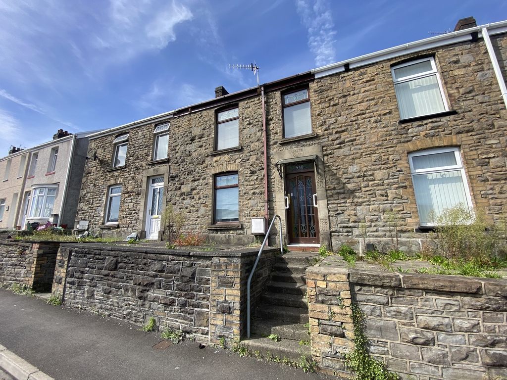 2 bed terraced house for sale in Neath Road, Morriston, Swansea, City And County Of Swansea. SA6, £95,000