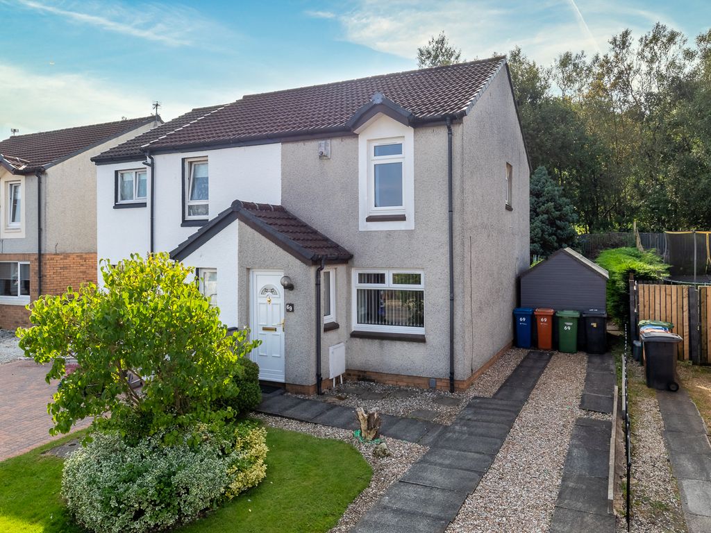 2 bed semi-detached house for sale in Lunan Drive, Bishopbriggs, Glasgow G64, £170,000