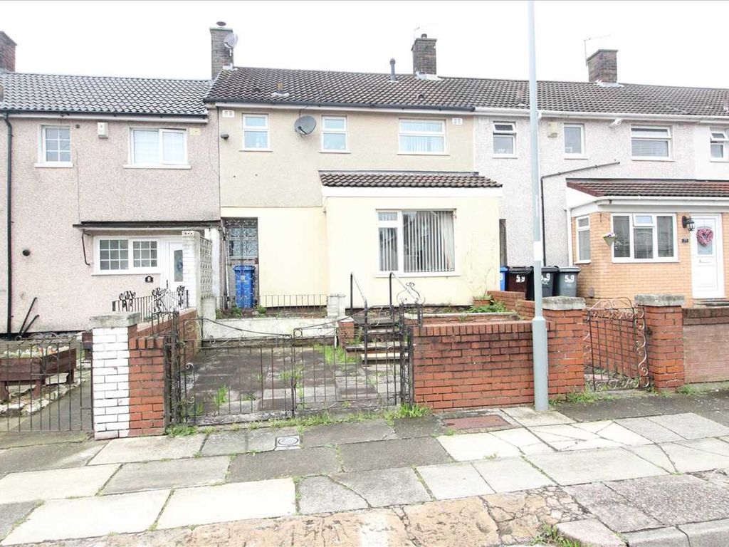 3 bed terraced house for sale in Birkin Road, Kirkby, Liverpool L32, £109,995