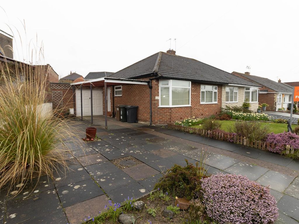 2 bed semi-detached bungalow for sale in Rayleigh Drive, Wideopen, Newcastle Upon Tyne NE13, £169,950