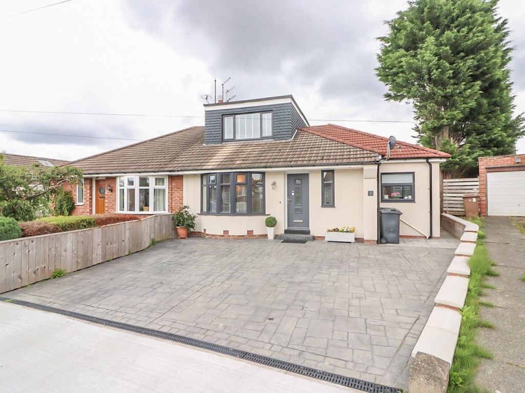 3 bed semi-detached bungalow for sale in Boulmer Gardens, Wideopen, Newcastle Upon Tyne NE13, £259,950