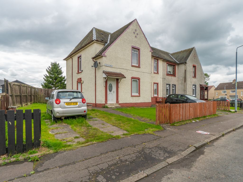 2 bed flat for sale in Castle Drive, Motherwell ML1, £60,000
