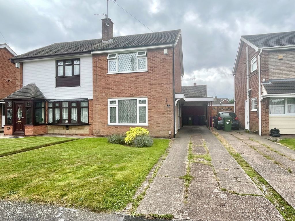2 bed semi-detached house for sale in Redstone Drive, Wednesfield, Wolverhampton WV11, £189,995