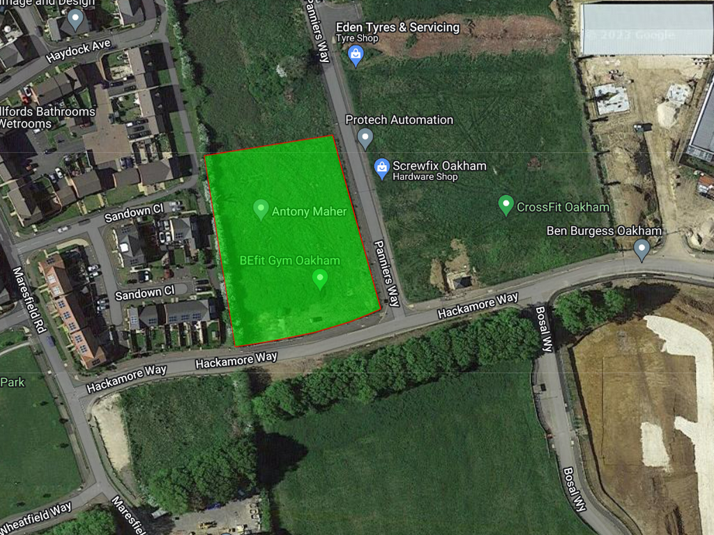 Land for sale in Land At Hawksmead Park, Hackamore Way, Oakham LE15, £1,300,000