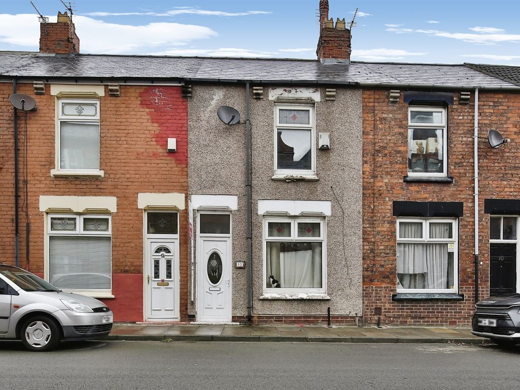 2 bed terraced house for sale in Everett Street, Hartlepool TS26, £55,000