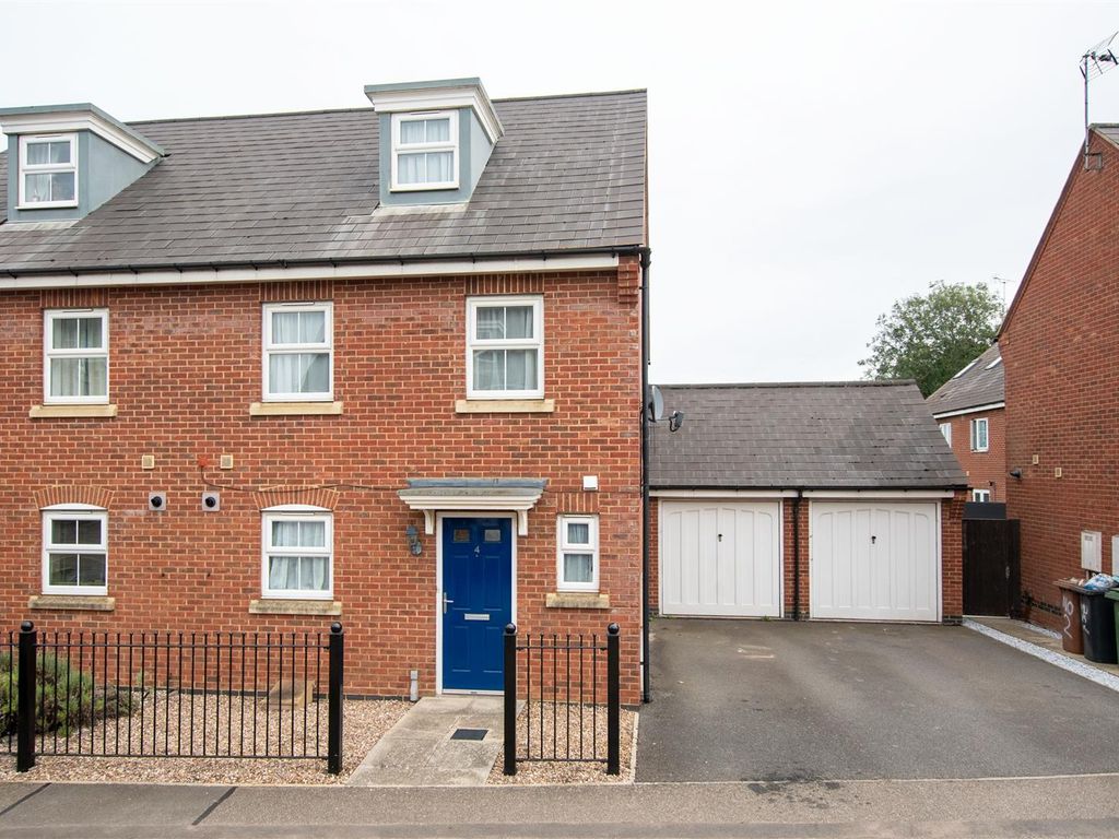 3 bed semi-detached house for sale in Burywell Road, Wellingborough NN8, £289,950