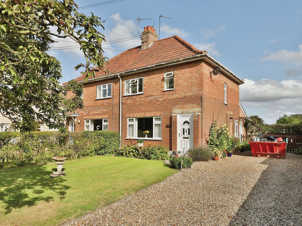 3 bed semi-detached house for sale in Stibbard Road, Fulmodestone, Fakenham NR21, £280,000
