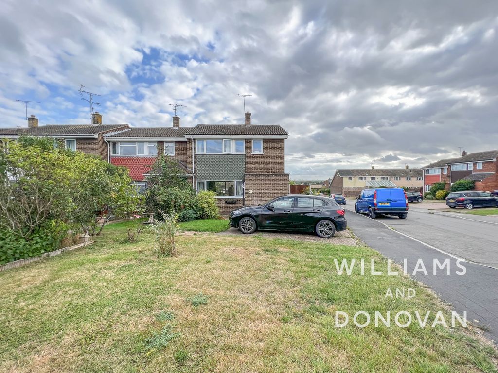 3 bed semi-detached house for sale in Willow Walk, Canewdon, Rochford SS4, £325,000