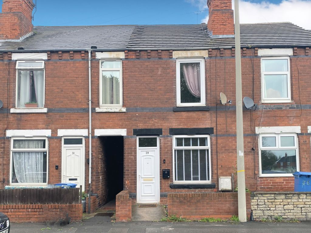 2 bed terraced house for sale in Sandy Lane, Worksop S80, £105,000