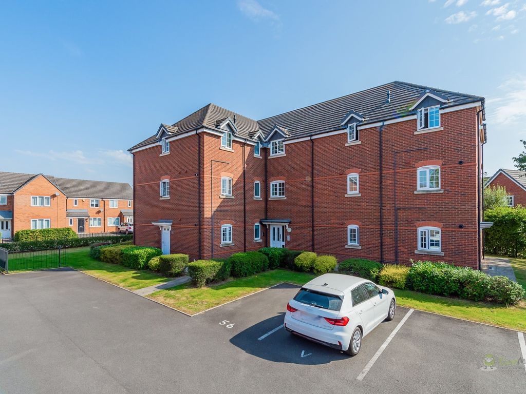 2 bed flat for sale in 68 Yew Tree Close, Spring Gardens, Shrewsbury SY1, £135,000