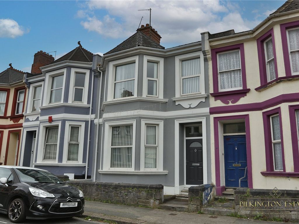 4 bed terraced house for sale in Whittington Street, Plymouth, Devon PL3, £280,000