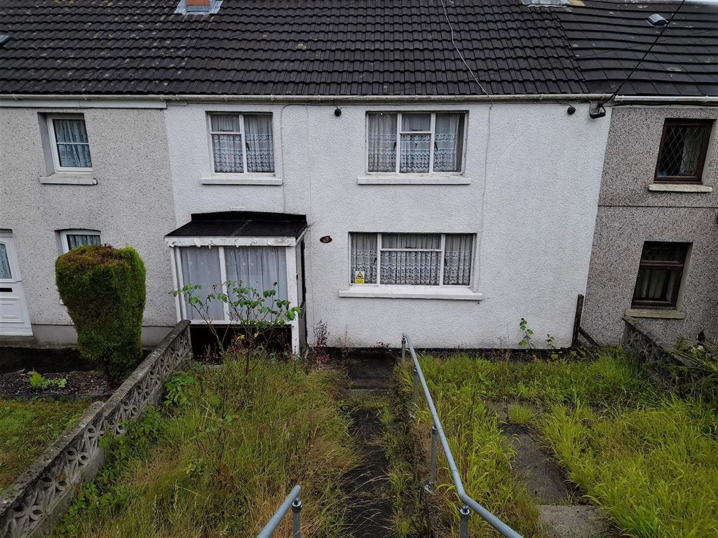 2 bed terraced house for sale in Tanygraig Road, Bynea, Llanelli SA14, £70,000