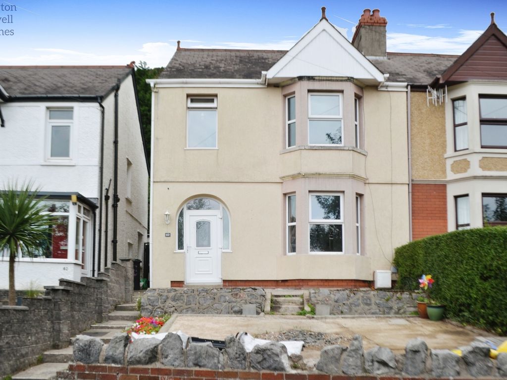 3 bed semi-detached house for sale in Dinas Baglan Road, Baglan, Port Talbot, Neath Port Talbot. SA12, £194,000
