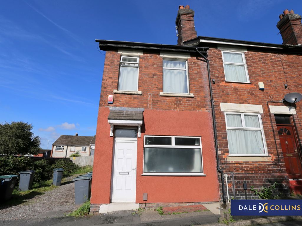 3 bed terraced house for sale in Cornwall Street, Longton ST3, £99,950