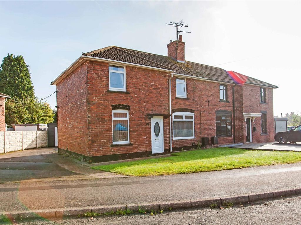 3 bed semi-detached house for sale in Smithson Avenue, Bolsover, Chesterfield S44, £164,950