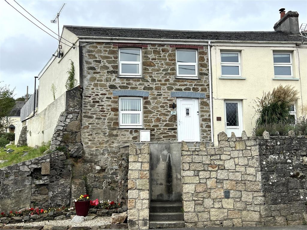 3 bed end terrace house for sale in Fore Street, St. Blazey, Par PL24, £215,000
