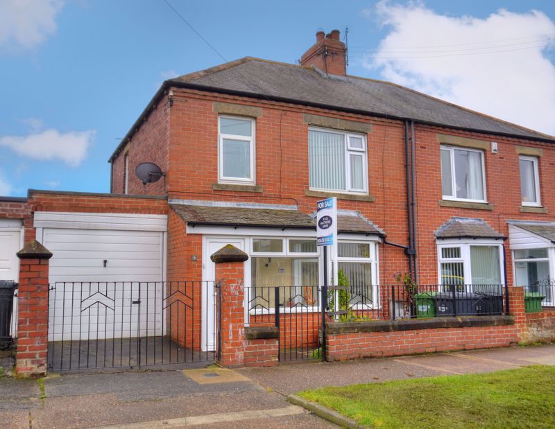 3 bed semi-detached house for sale in Ridge Villas, Bedlington NE22, £190,000