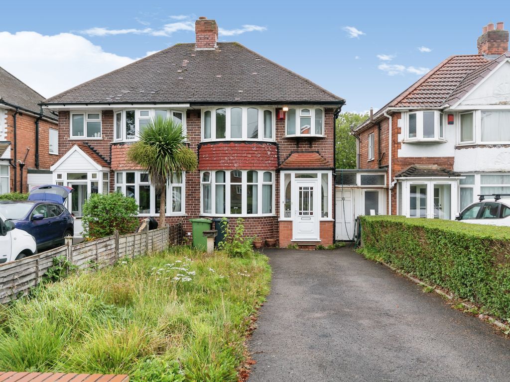 3 bed semi-detached house for sale in Melton Avenue, Solihull, West Midlands B92, £260,000
