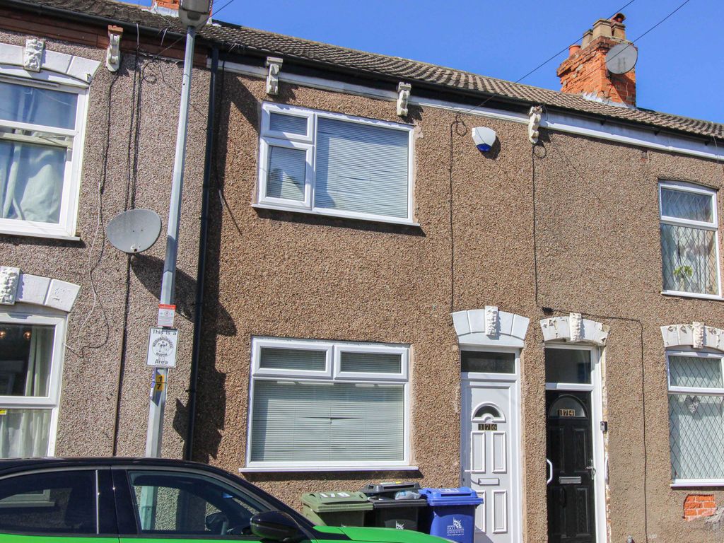 2 bed terraced house for sale in Rutland Street, Grimsby DN32, £59,950