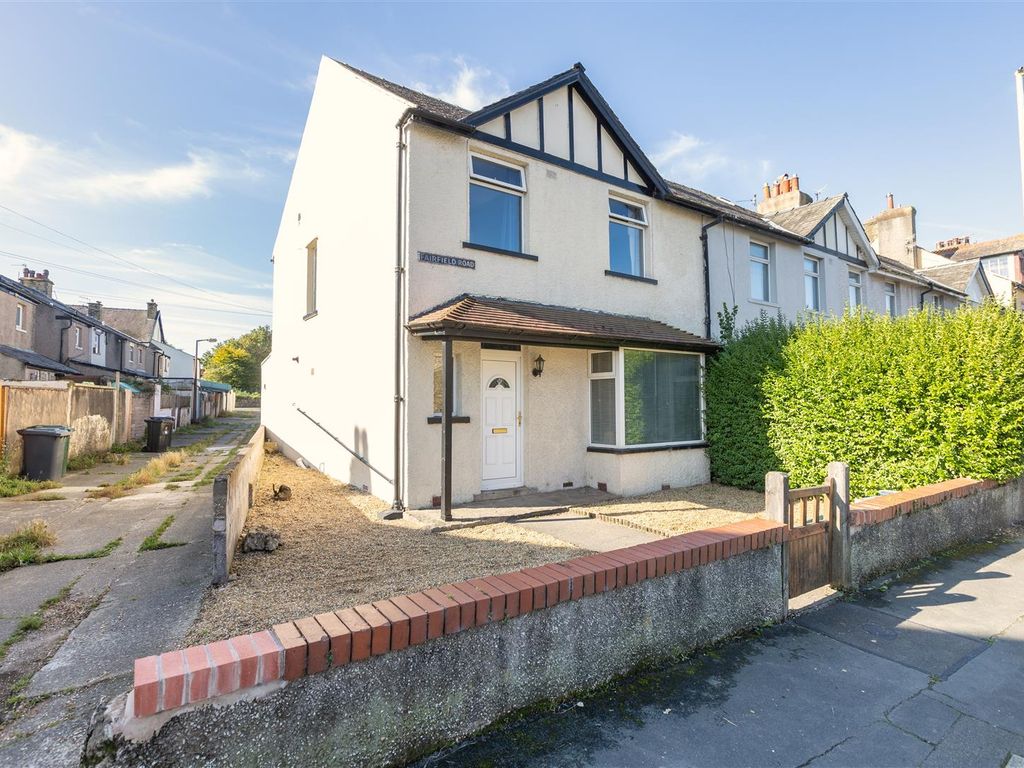 3 bed end terrace house for sale in Fairfield Road, Heysham, Morecambe LA3, £189,950