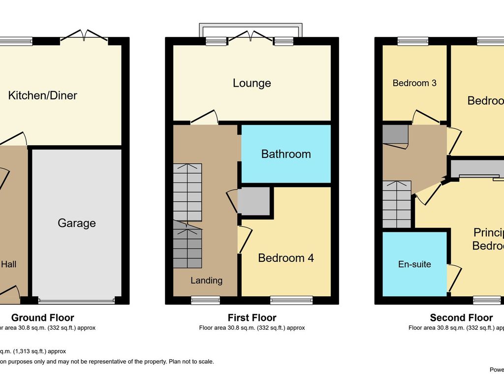 4 bed town house for sale in Douglas Way, Murton, Seaham SR7, £194,950