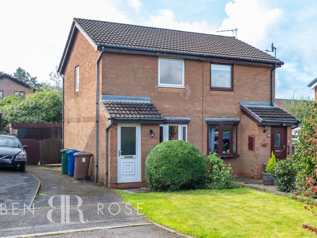 2 bed semi-detached house for sale in Kiln Croft, Clayton-Le-Woods, Chorley PR6, £149,995
