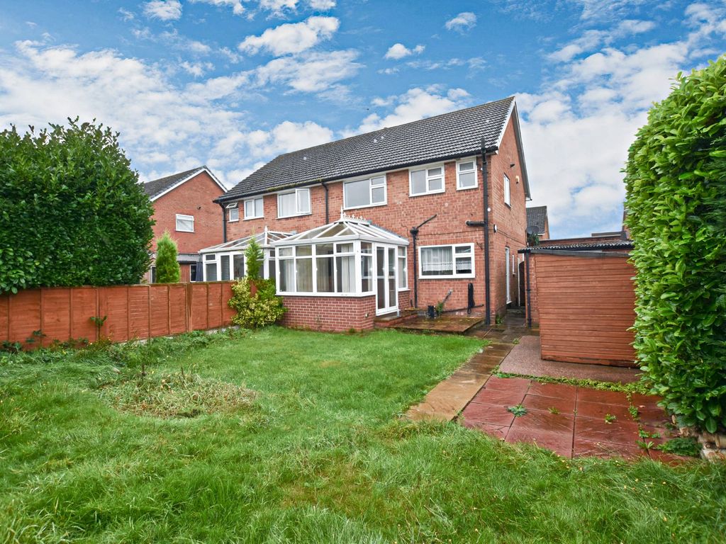 3 bed semi-detached house for sale in Ashley View, Market Drayton TF9, £200,000