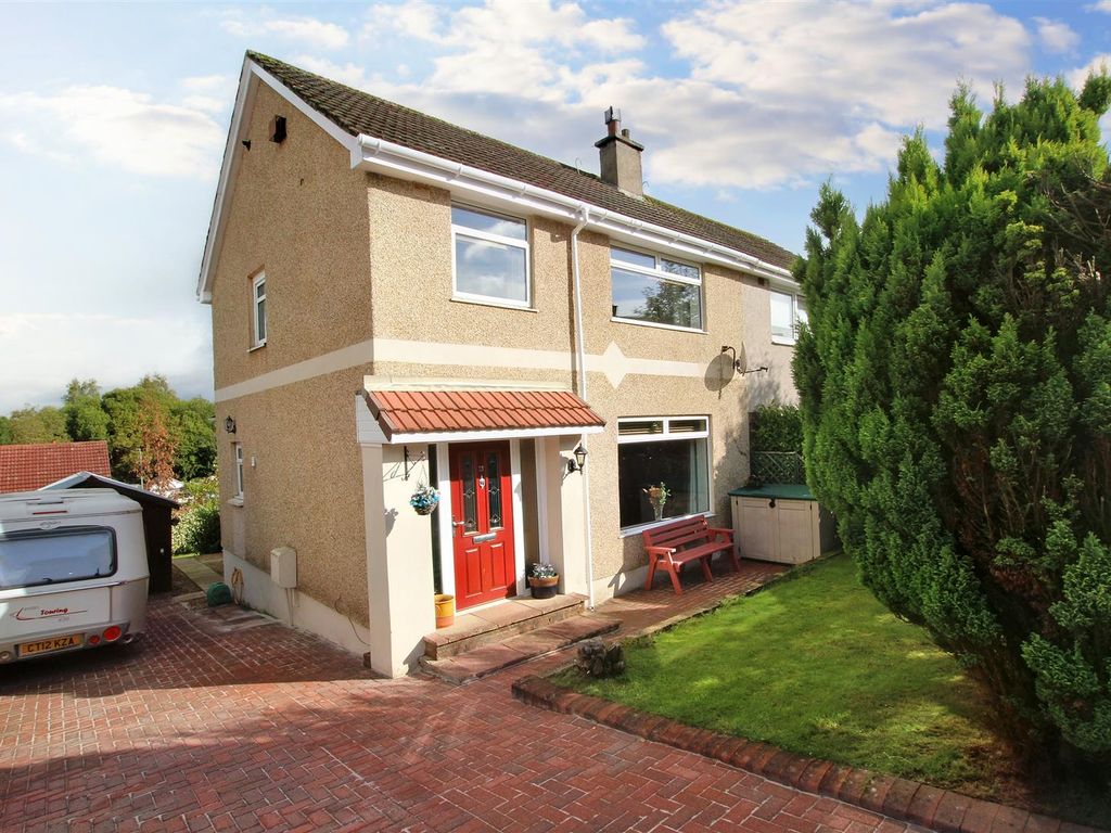 3 bed semi-detached house for sale in Hillfoot Drive, Wishaw ML2, £198,500