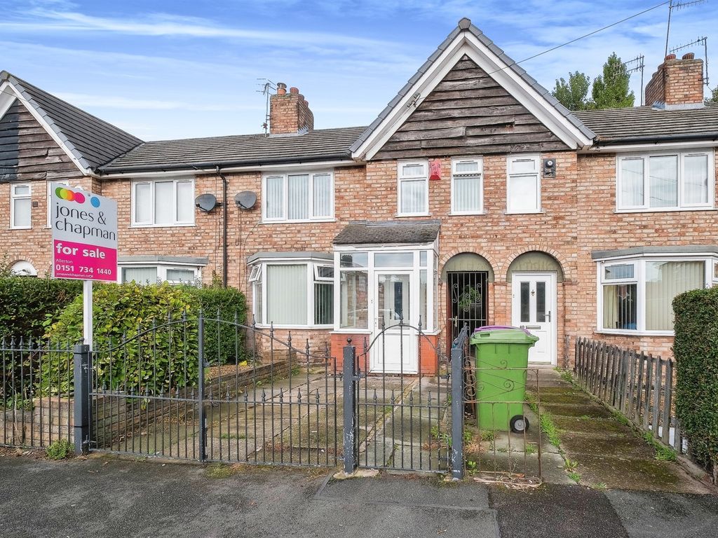 3 bed terraced house for sale in Windfield Road, Garston, Liverpool L19, £140,000