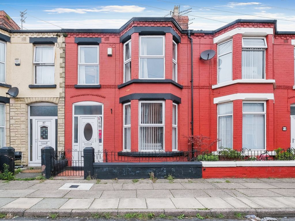 3 bed terraced house for sale in Brookdale Road, Wavertree, Liverpool L15, £220,000