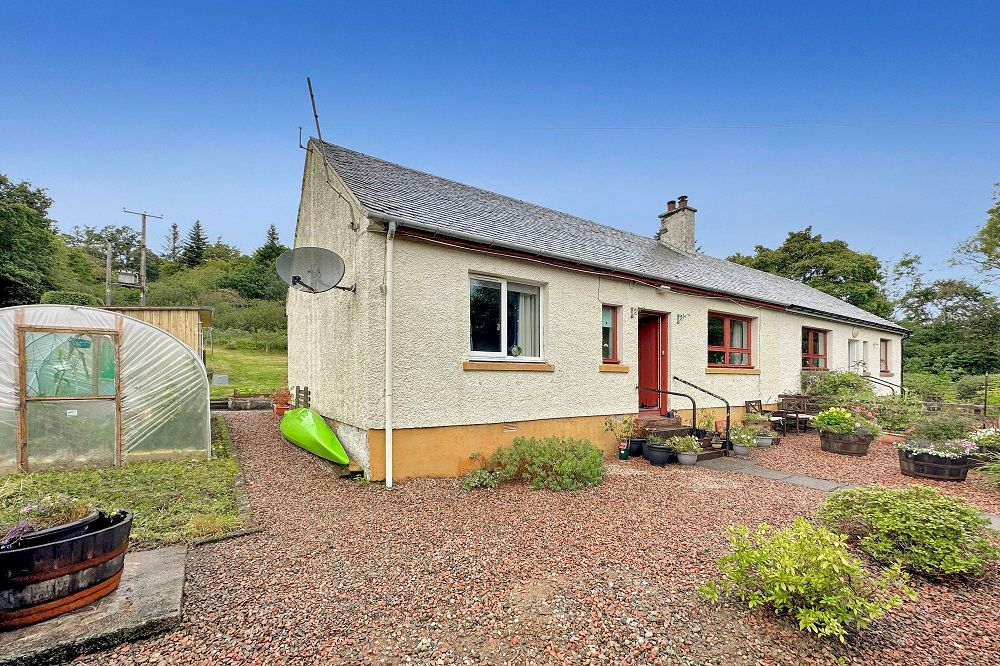 2 bed semi-detached bungalow for sale in Anaheilt, Strontian, Acharacle PH36, £185,000