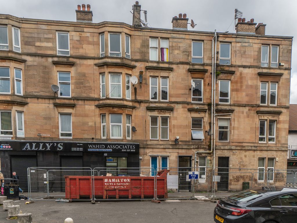 1 bed flat for sale in Bankhall Street, Glasgow G42, £49,000