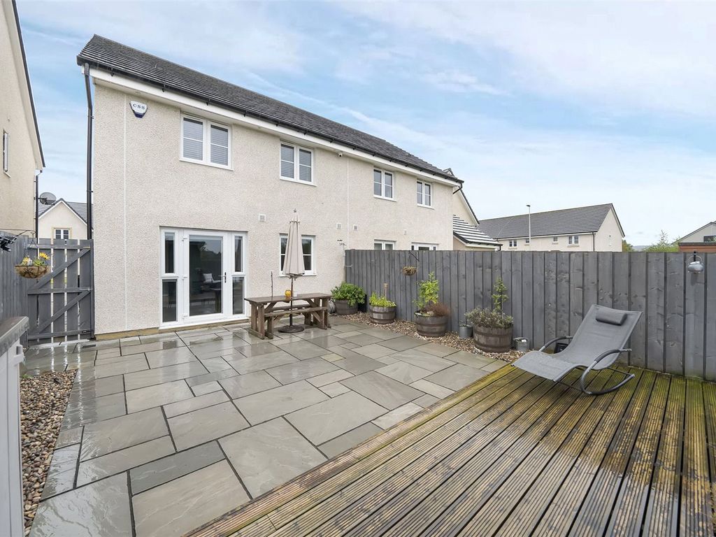 3 bed semi-detached house for sale in Asher Street, Highland Gate, Stirling FK8, £219,000