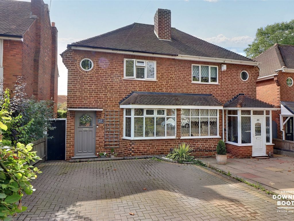 2 bed semi-detached house for sale in Edward Avenue, Aldridge, Walsall WS9, £240,000