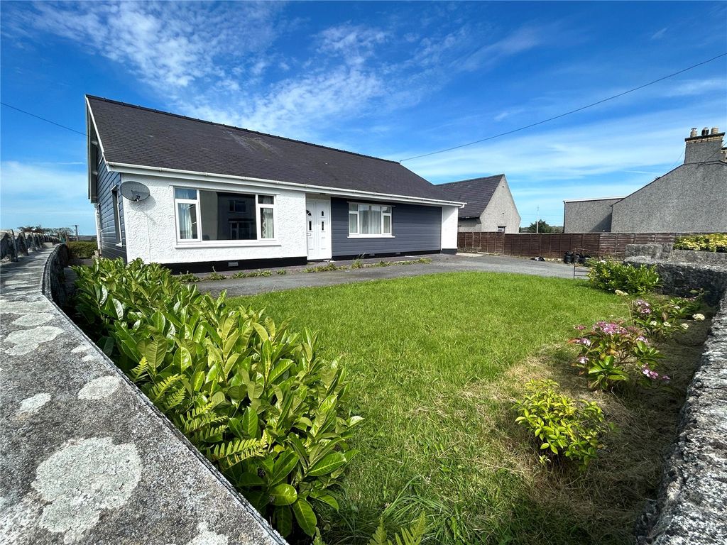 3 bed bungalow for sale in Holyhead Road, Llannerch-Y-Medd, Anglesey, Sir Ynys Mon LL71, £225,000