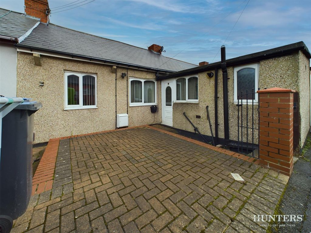 2 bed terraced bungalow for sale in First Street, Bradley Bungalows, Consett DH8, £84,950