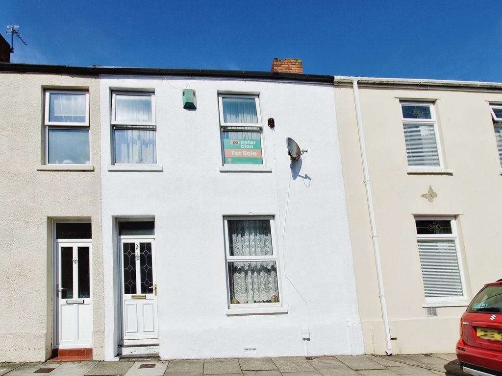 3 bed terraced house for sale in Vale Street, Barry CF62, £175,000