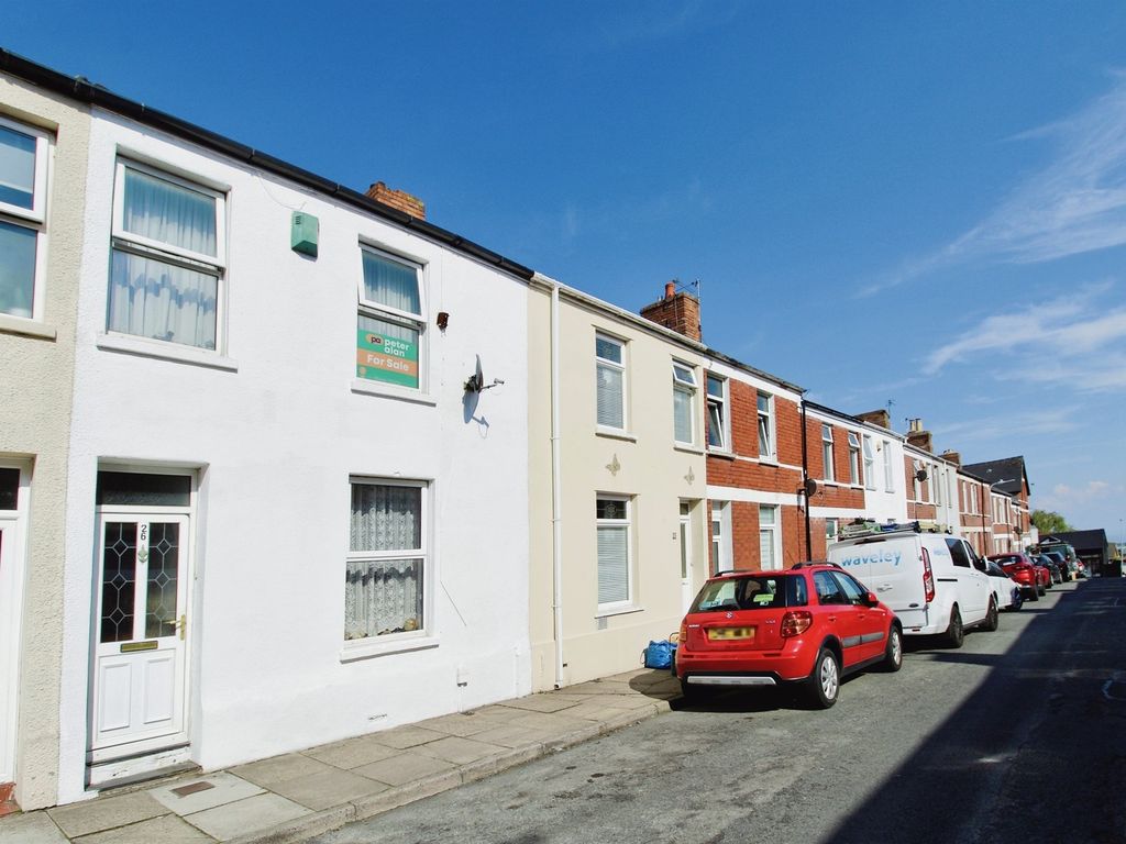 3 bed terraced house for sale in Vale Street, Barry CF62, £175,000