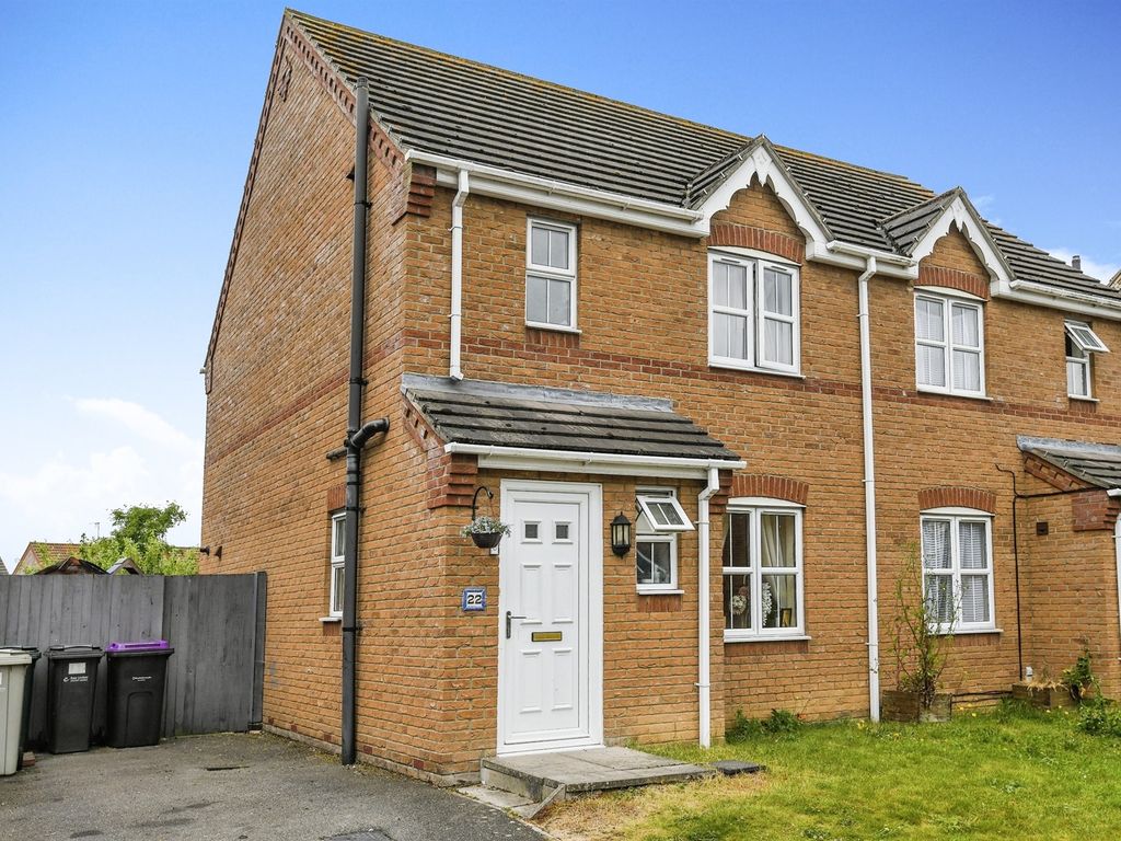 3 bed semi-detached house for sale in Ashby Meadows, Spilsby PE23, £175,000