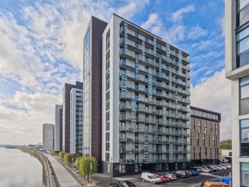 1 bed flat for sale in Castlebank Place, Glasgow Harbour, Glasgow G11, £129,000