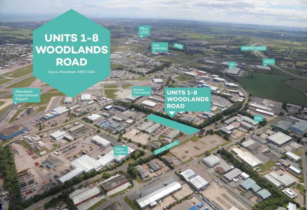 Industrial for sale in Unit 1-8, Woodlands Road, Dyce, Aberdeen AB21, £225,000
