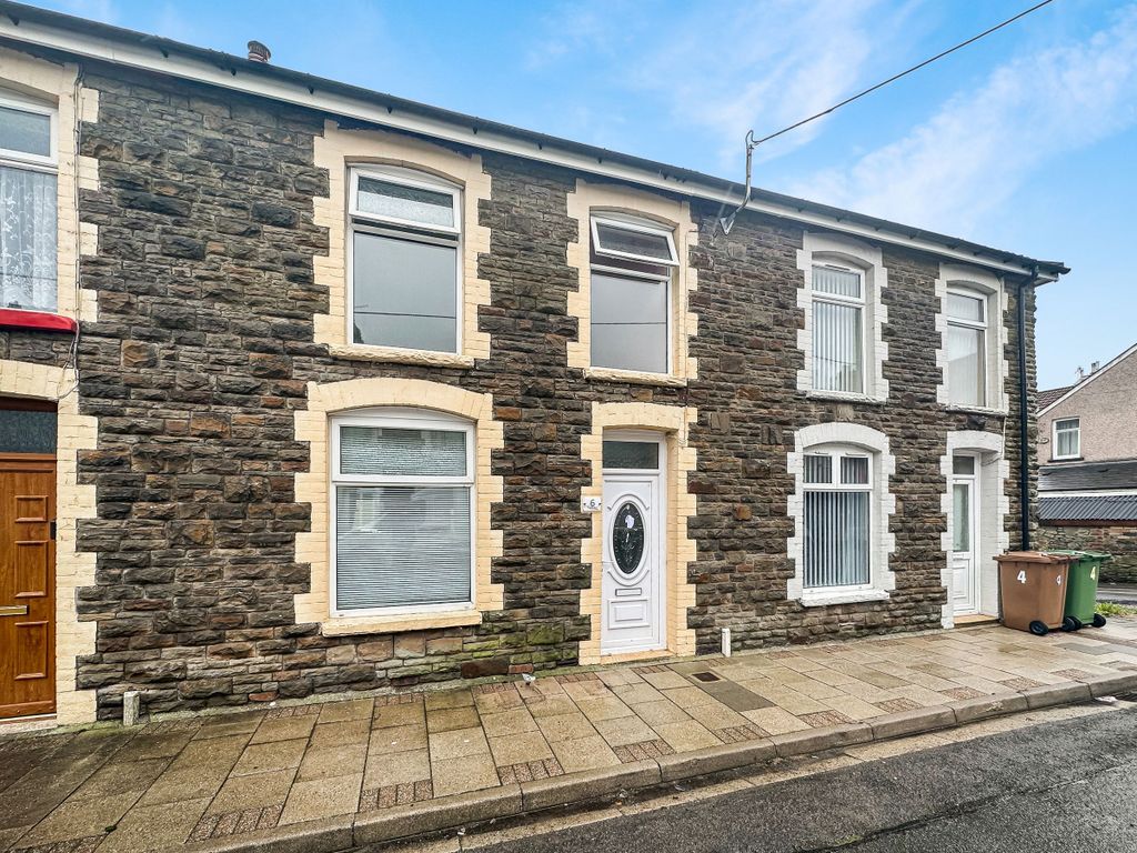 3 bed terraced house for sale in Kingsley Place, Senghenydd, Caerphilly CF83, £130,000