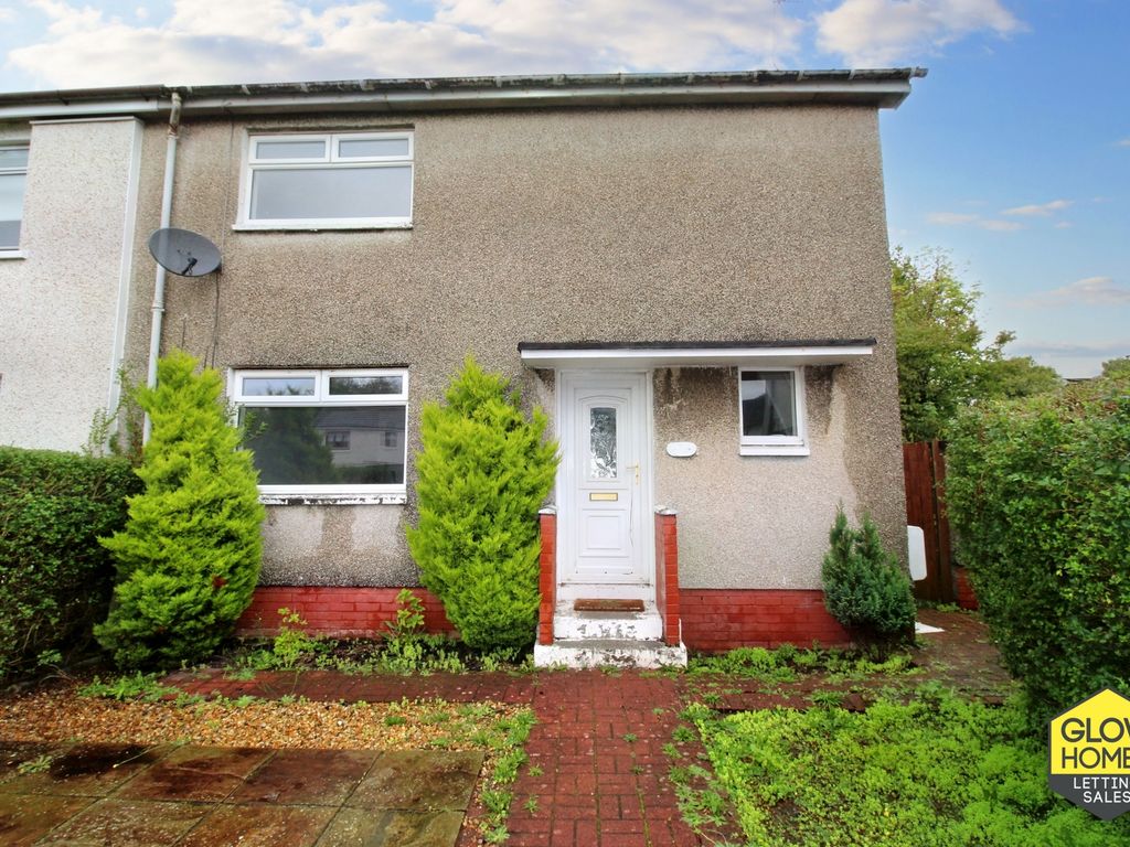 2 bed end terrace house for sale in Hunter Drive, Irvine KA12, £70,000
