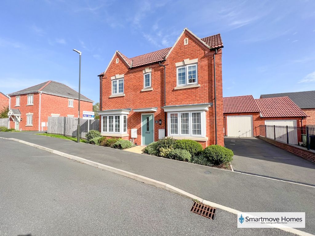 3 bed detached house for sale in Round House Close, Smalley, Ilkeston DE7, £290,000