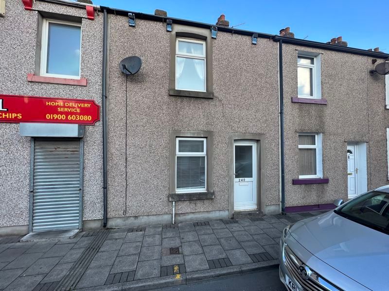 2 bed terraced house for sale in Moss Bay Road, Workington CA14, £65,000