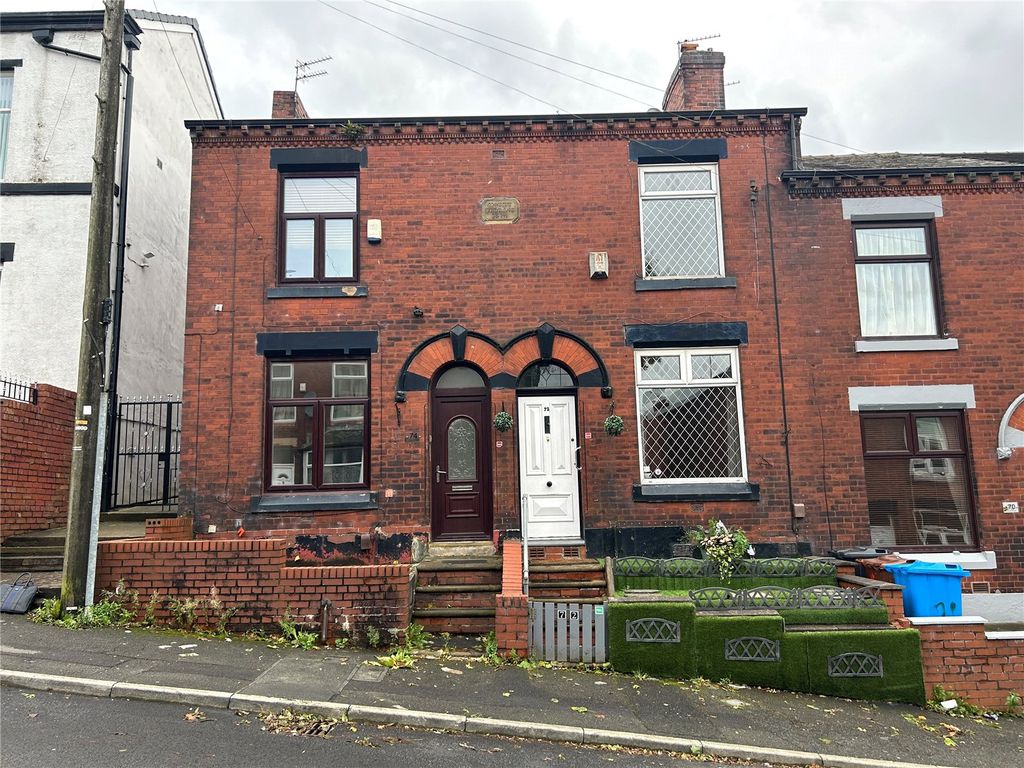 2 bed terraced house for sale in Crompton Street, Oldham, Greater Manchester OL1, £140,000