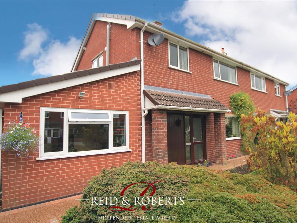 4 bed semi-detached house for sale in Pant Glas, Sychdyn, Mold CH7, £255,000