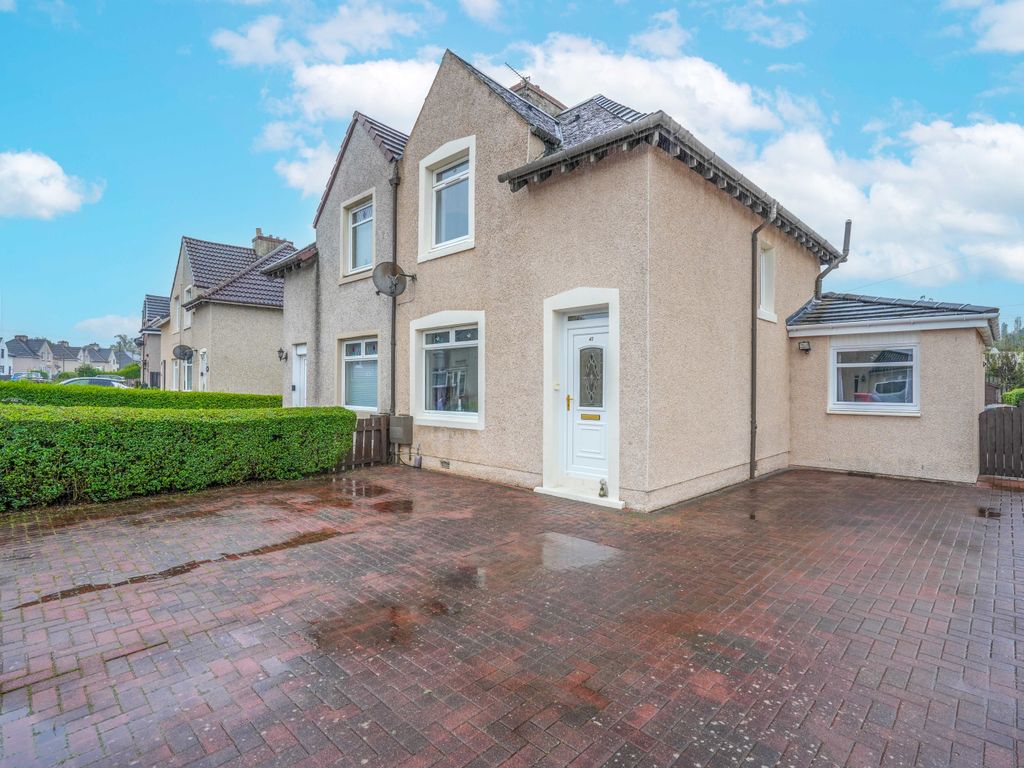 3 bed semi-detached house for sale in Coronation Road, New Stevenston ML1, £159,000