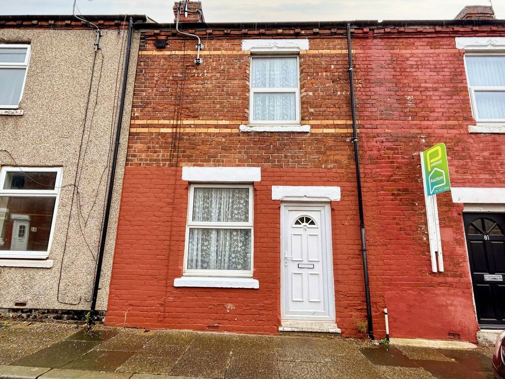 2 bed terraced house for sale in Seventh Street, Horden, Peterlee SR8, £35,000