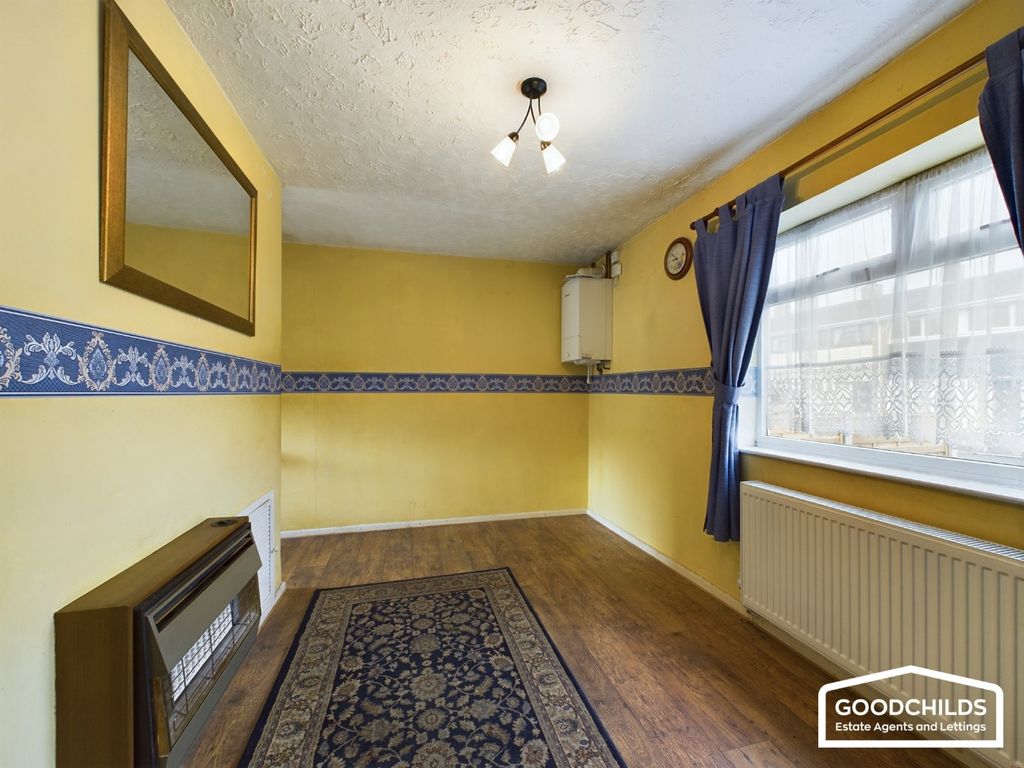 3 bed terraced house for sale in Ashbourne Road, Little Bloxwich, Bloxwich WS3, £160,000